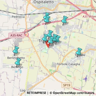 Mappa Via Macello, 25039 Travagliato BS, Italia (1.70636)