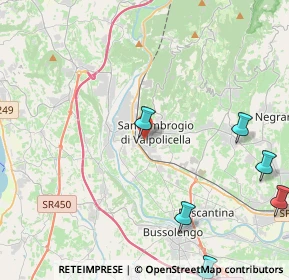 Mappa Via Don Giovanni Minzoni, 37015 Sant'Ambrogio di Valpolicella VR, Italia (7.21364)