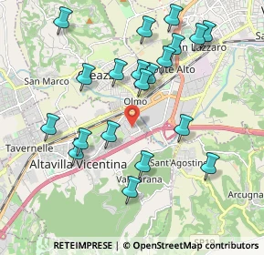 Mappa Via Isonzo, 36077 Altavilla Vicentina VI, Italia (2.0245)