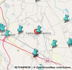 Mappa Via Brigata Orobica, 36043 Camisano Vicentino VI, Italia (5.587)