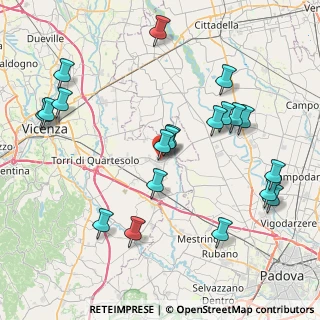 Mappa Via Brigata Orobica, 36043 Camisano Vicentino VI, Italia (8.8885)