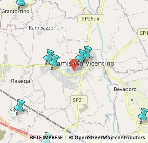 Mappa Via Brigata Orobica, 36043 Camisano Vicentino VI, Italia (3.12818)