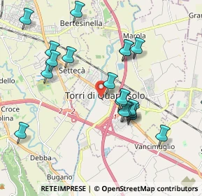 Mappa Via Treviso, 36040 Torri di Quartesolo VI, Italia (1.9975)