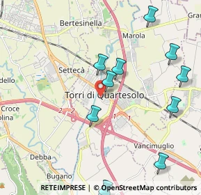 Mappa Via Treviso, 36040 Torri di Quartesolo VI, Italia (2.45273)