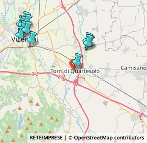 Mappa Via Treviso, 36040 Torri di Quartesolo VI, Italia (5.17308)