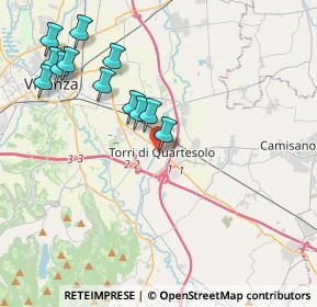 Mappa Via Treviso, 36040 Torri di Quartesolo VI, Italia (4.30083)