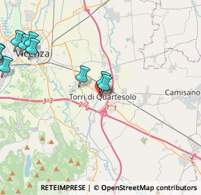 Mappa Via Treviso, 36040 Torri di Quartesolo VI, Italia (5.70909)