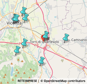 Mappa Via Treviso, 36040 Torri di Quartesolo VI, Italia (4.31)