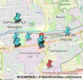 Mappa Via Carlo Donat Cattin, 20063 Cernusco sul Naviglio MI, Italia (0.935)