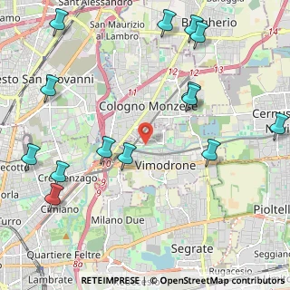 Mappa Viale Martesana n°173 Pal. A, 20090 Vimodrone MI, Italia (2.73929)