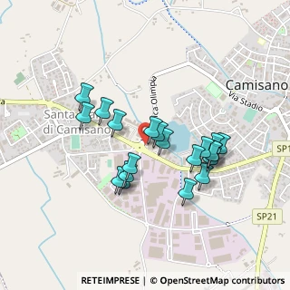 Mappa Via Cobbe Padre Valeriano, 36043 Camisano Vicentino VI, Italia (0.3905)