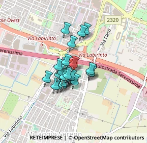 Mappa Via Prima Villaggio Sereno, 25125 Brescia BS, Italia (0.26154)