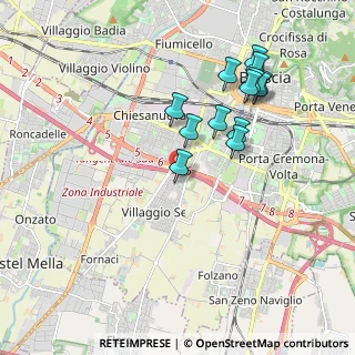 Mappa Via Prima Villaggio Sereno, 25125 Brescia BS, Italia (1.85462)