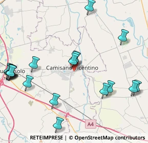 Mappa Via Pomari, 36043 Camisano Vicentino VI, Italia (5.245)