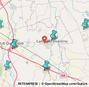 Mappa Via Amerigo Vespucci, 36043 Camisano Vicentino VI, Italia (5.85)
