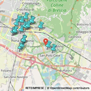 Mappa Via Robusti, 25134 Brescia BS, Italia (2.444)