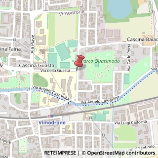 Mappa Via della Guasta, 22, 20090 Vimodrone, Milano (Lombardia)