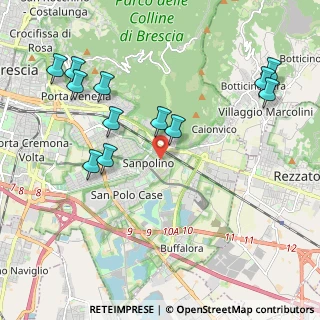 Mappa Via Levi Sandri Lionello, 25134 Brescia BS, Italia (2.28833)