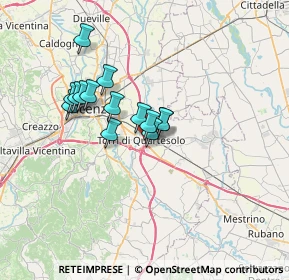 Mappa Via Bolzano, 36040 Torri di Quartesolo VI, Italia (5.11786)