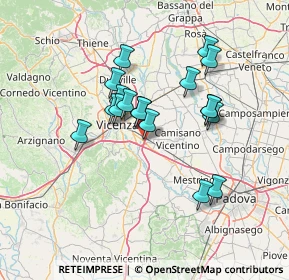 Mappa Via Bolzano, 36040 Torri di Quartesolo VI, Italia (11.53833)