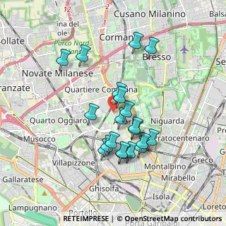 Mappa Via Giuseppe Taccioli, 20161 Milano MI, Italia (1.585)