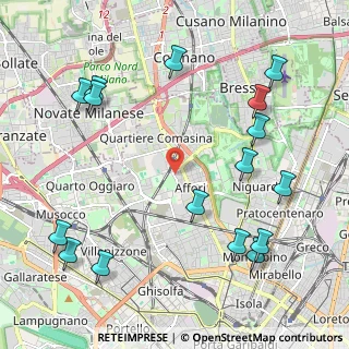 Mappa Via Giuseppe Taccioli, 20161 Milano MI, Italia (2.6525)