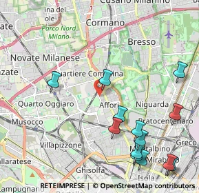 Mappa Via Giuseppe Taccioli, 20161 Milano MI, Italia (2.58308)