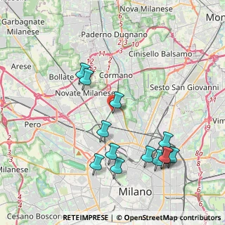Mappa Via Giuseppe Taccioli, 20161 Milano MI, Italia (4.29231)
