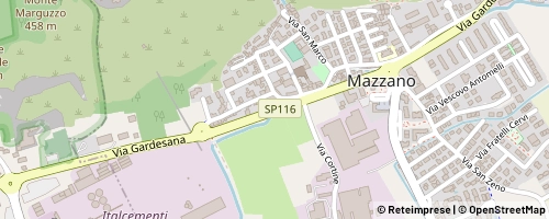 Mappa Mazzano