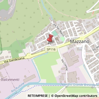 Mappa Via della Liberta', 20, 25080 Mazzano, Brescia (Lombardia)