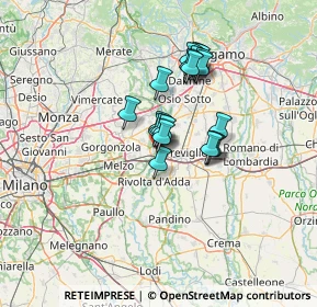 Mappa Via Rivolta, 20062 Cassano d'Adda MI, Italia (9.57)