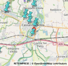 Mappa Via Rivolta, 20062 Cassano d'Adda MI, Italia (3.19)