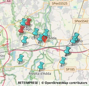 Mappa Via Rivolta, 20062 Cassano d'Adda MI, Italia (4.03267)