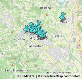 Mappa Via De Gama Vasco, 36071 Arzignano VI, Italia (1.02933)