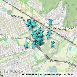 Mappa Via Martiri delle Foibe, 25135 Brescia BS, Italia (0.26296)