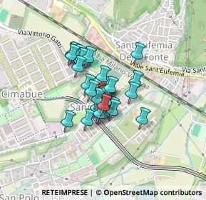 Mappa Via Martiri delle Foibe, 25135 Brescia BS, Italia (0.26296)