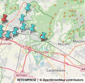 Mappa Via Martiri delle Foibe, 25135 Brescia BS, Italia (5.65692)