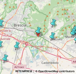 Mappa Via Martiri delle Foibe, 25135 Brescia BS, Italia (6.53571)