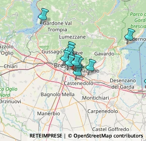 Mappa Via Martiri delle Foibe, 25135 Brescia BS, Italia (20.79632)
