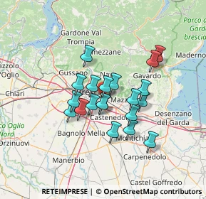 Mappa Via Martiri delle Foibe, 25135 Brescia BS, Italia (10.124)
