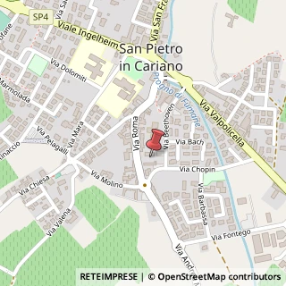 Mappa Via Chopin, 3, 37029 San Pietro in Cariano, Verona (Veneto)