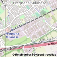 Map Pregnana Milanese