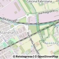 Mapa Pregnana Milanese