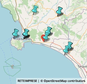 Mappa Strada Casalnuovo, 58011 Capalbio GR, Italia (15.6375)