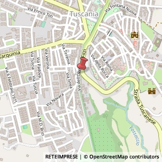 Mappa Via dell'Olivo, 17, 01017 Tuscania, Viterbo (Lazio)