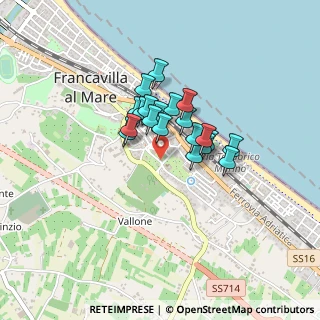 Mappa Via Domenico Basti, 66023 Francavilla al Mare CH, Italia (0.2915)