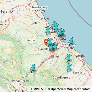 Mappa Contrada Colle Sant'Angelo, 65019 Pianella PE, Italia (12.94071)