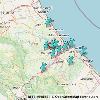 Mappa Contrada Colle Sant'Angelo, 65019 Pianella PE, Italia (10.82273)