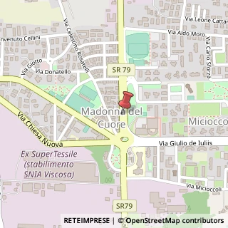 Mappa Viale Marco Curio Dentato, 24, 02100 Rieti, Rieti (Lazio)