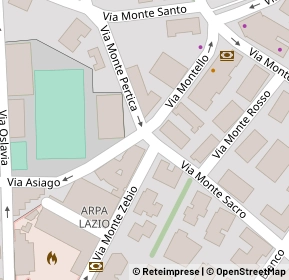Mappa Via Monte Pertica, 01100 Viterbo VT, Italia (0.05)